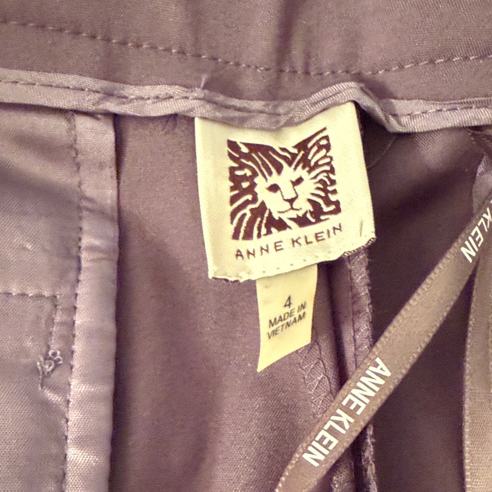 Anne Klein Grey Ankle Pants - Picture 3 of 9